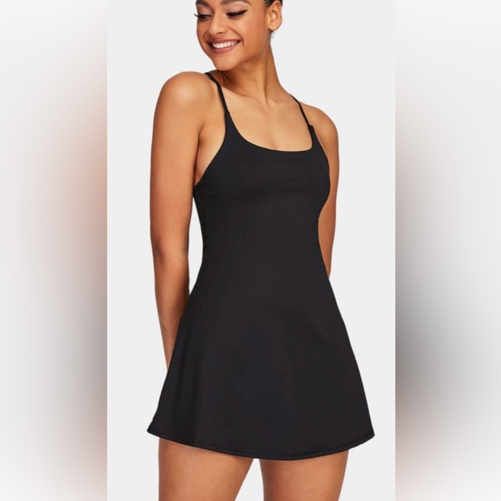 NWT Halara Backless Active Dress - Easy Peezy Edition - Size Small; Color Black